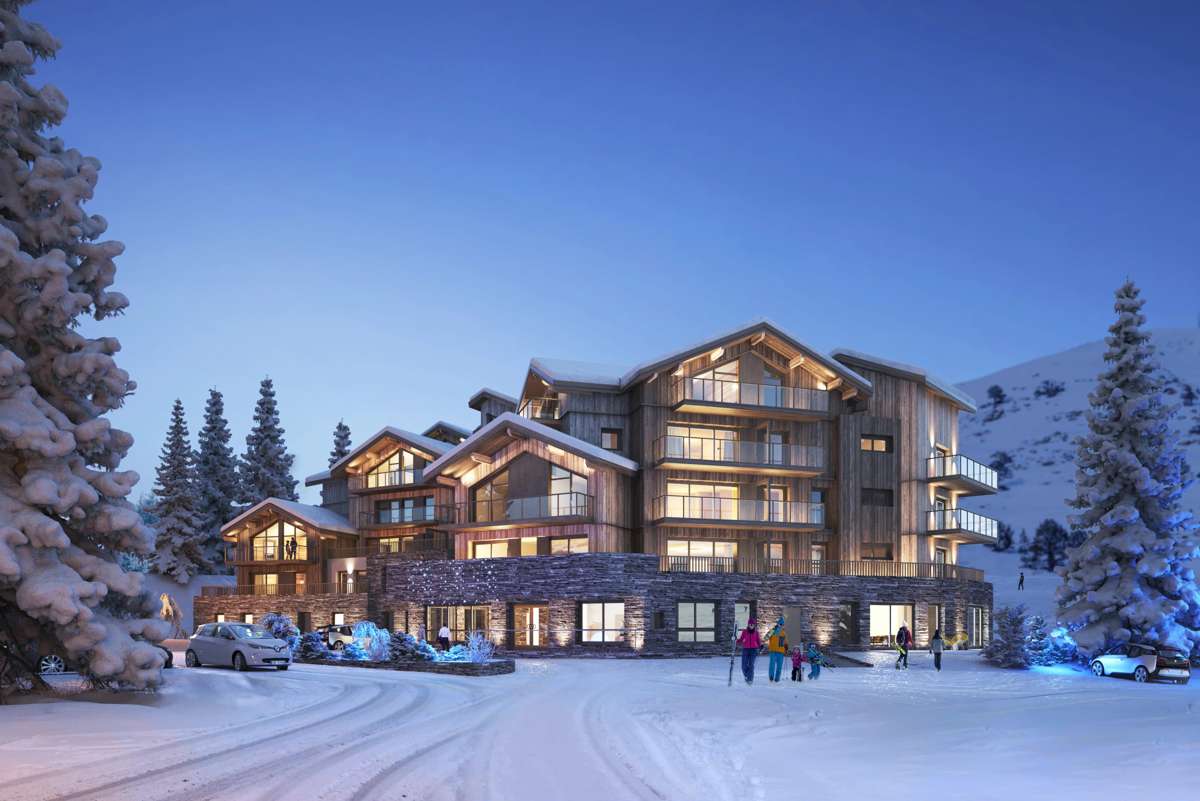 Les Deux Alpes – vue de la station